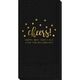 Confetti Dots Cheers Guest Towels Image 4 of 4